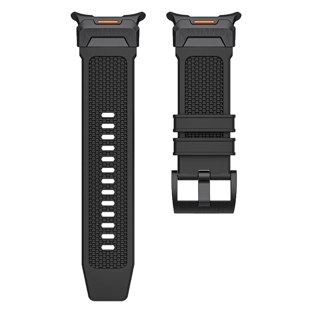 Techsuit - Watchband (W068) - Samsung Galaxy Watch Ultra 47mm - Black / Silver 3