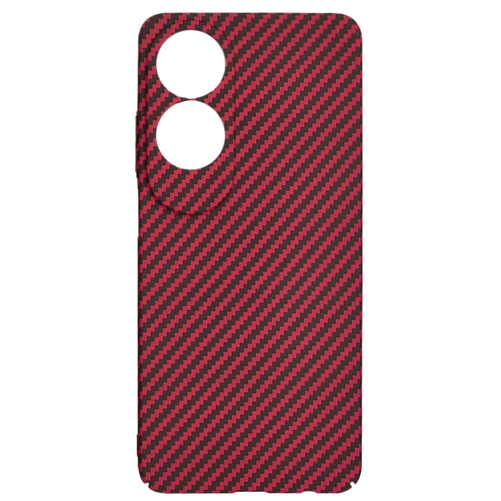 Techsuit Carbonite FiberShell - θήκη για Oppo A60 - Κόκκινο 4
