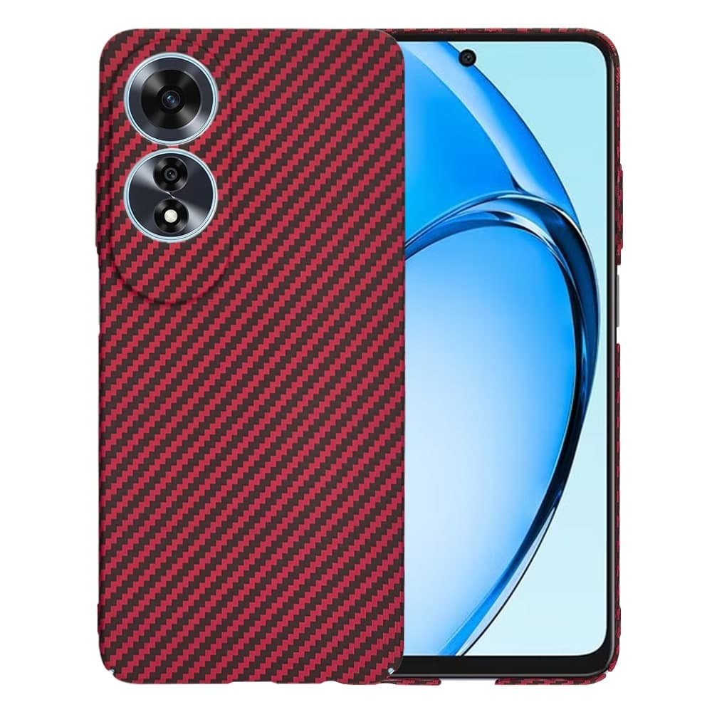 Techsuit Carbonite FiberShell - θήκη για Oppo A60 - Κόκκινο
