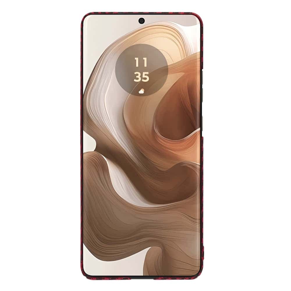 Techsuit Carbonite FiberShell - θήκη για Motorola Edge 50 Ultra - Κόκκινο 2