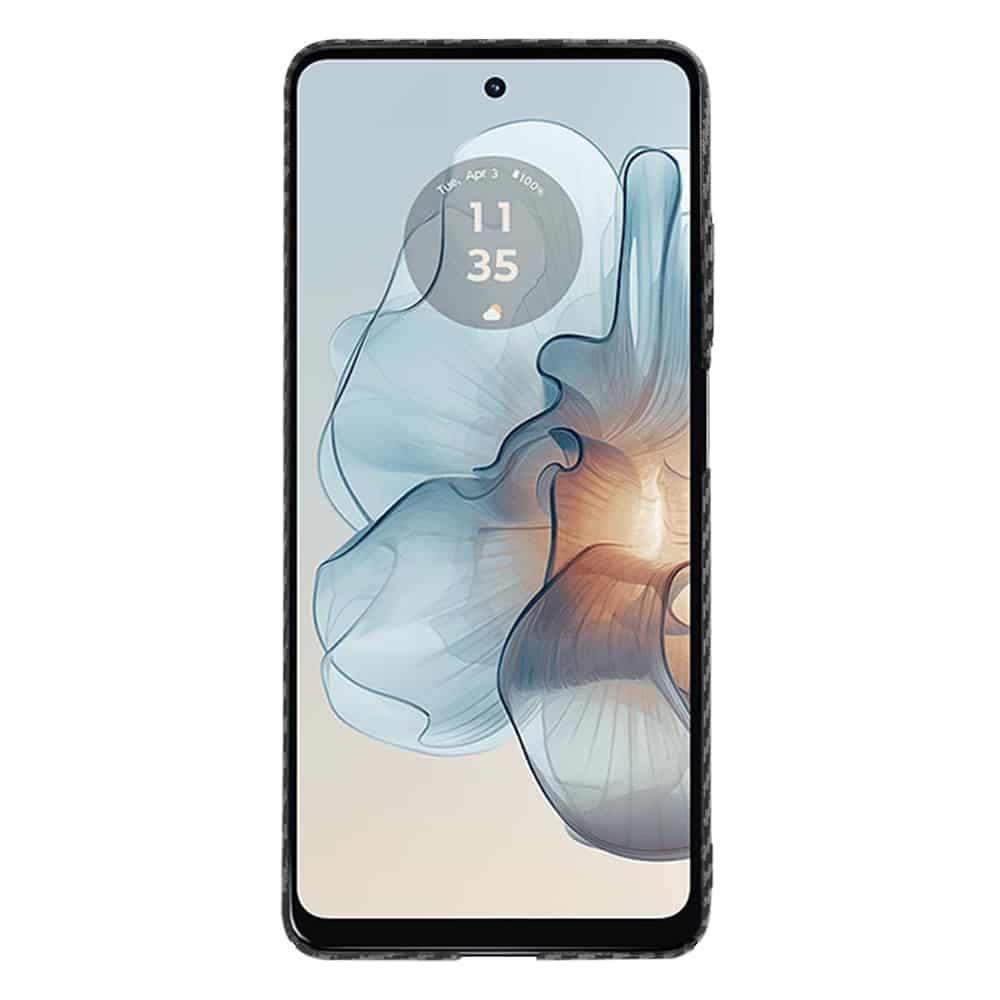 Techsuit Carbonite FiberShell - θήκη για Motorola Moto G24 Power - Μαύρο 2