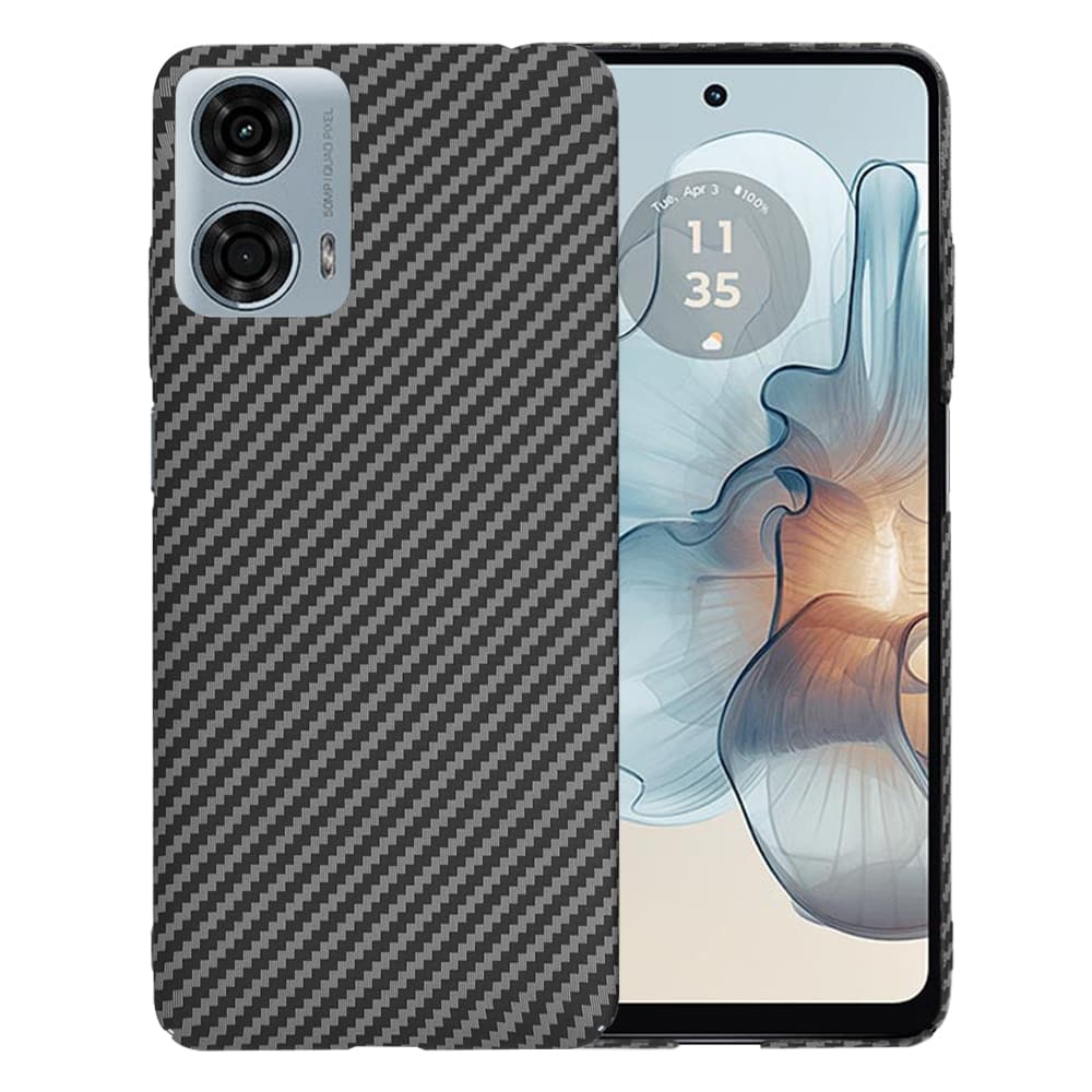 Techsuit Carbonite FiberShell - θήκη για Motorola Moto G24 Power - Μαύρο