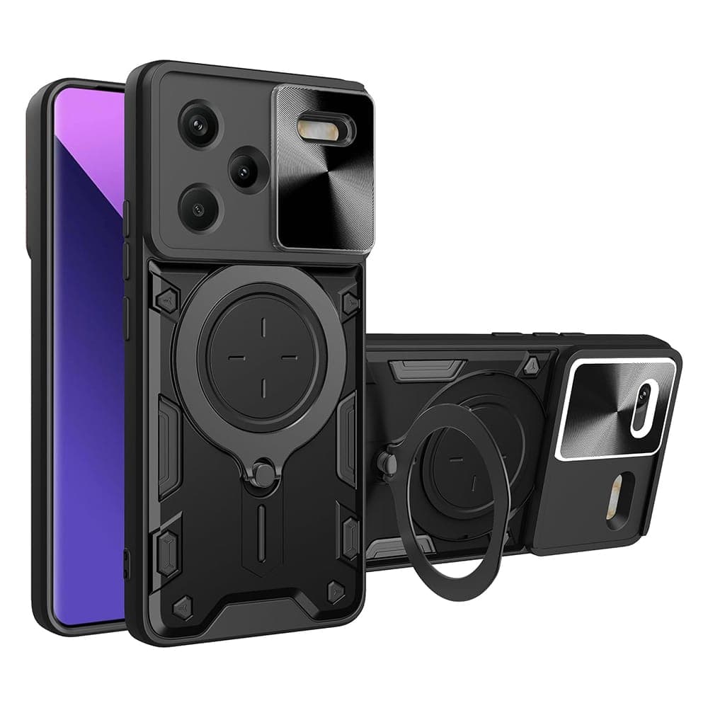 Techsuit CamGuard Pro - θήκη για Xiaomi Redmi Note 13 Pro+ 5G - Μαύρο