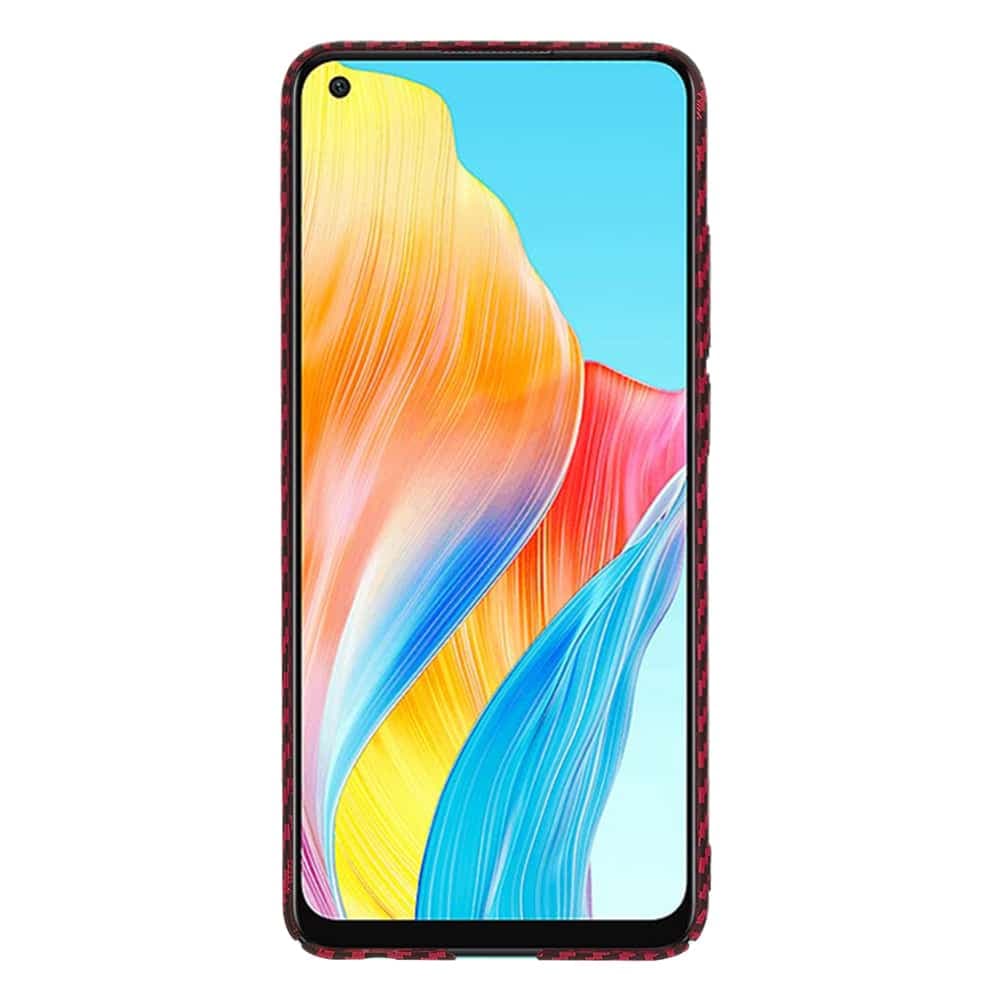 Techsuit Carbonite FiberShell - θήκη για Oppo A78 - Κόκκινο 2