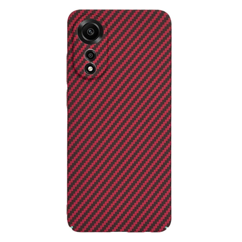 Techsuit Carbonite FiberShell - θήκη για Oppo A78 - Κόκκινο 3