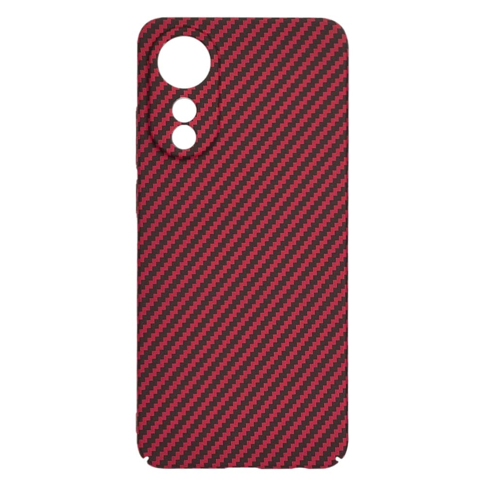 Techsuit Carbonite FiberShell - θήκη για Oppo A78 - Κόκκινο 4