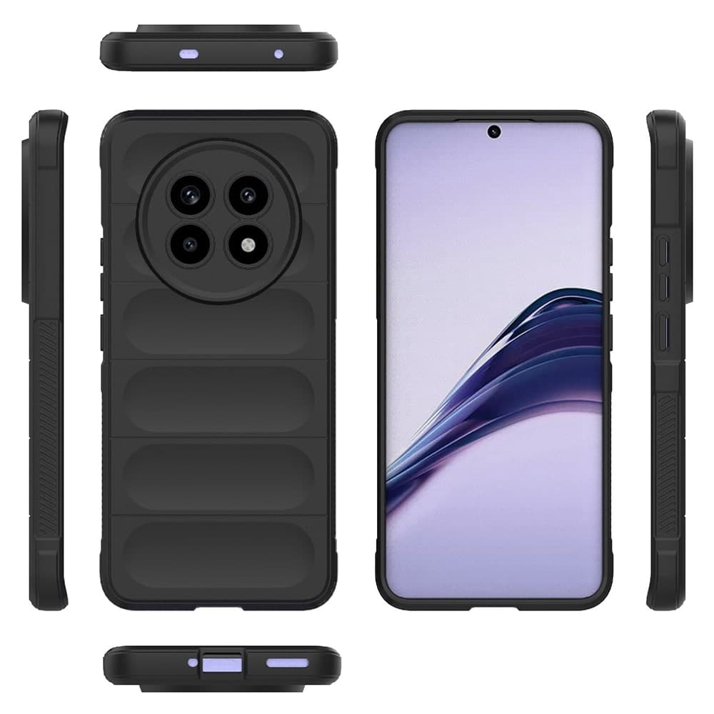 Techsuit Magic Shield - θήκη για Realme 13 Pro / Pro+ - Μαύρο 5
