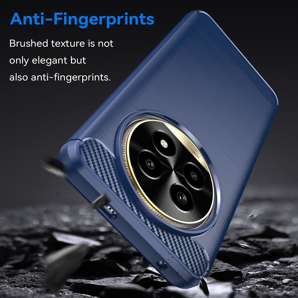 Techsuit Carbon Silicone - θήκη για Realme 13 Pro / Pro+ - Μπλε 4