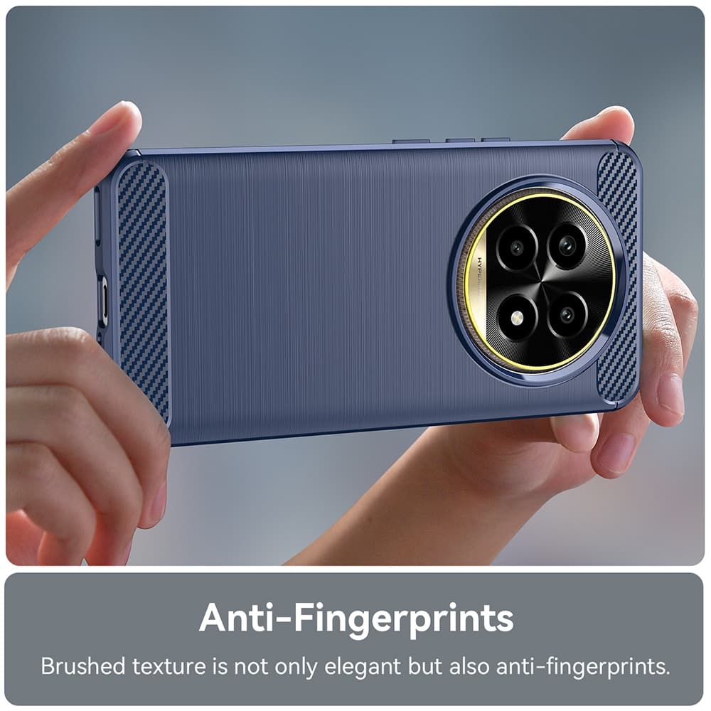 Techsuit Carbon Silicone - θήκη για Realme 13 Pro / Pro+ - Μπλε 2