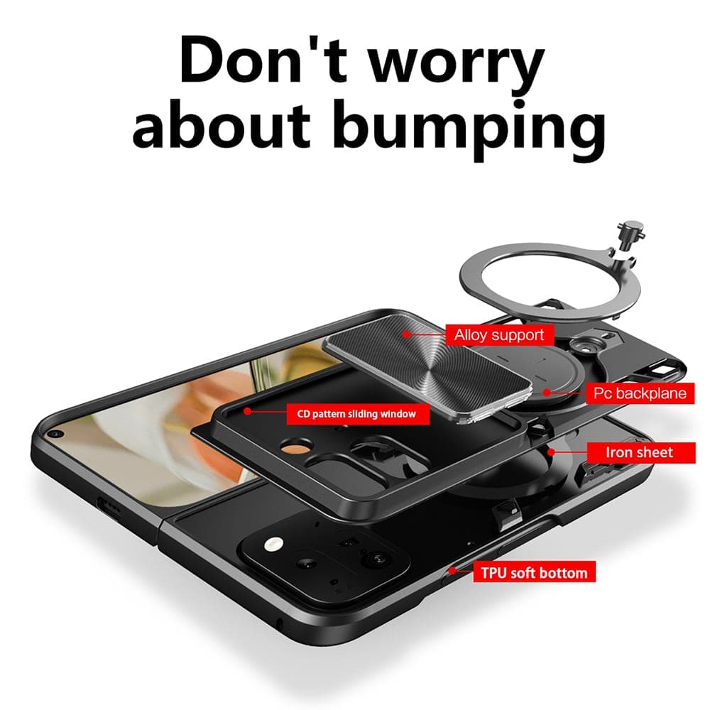 Techsuit CamGuard Pro - θήκη για Google Pixel 9 Pro Fold - Κόκκινο 2