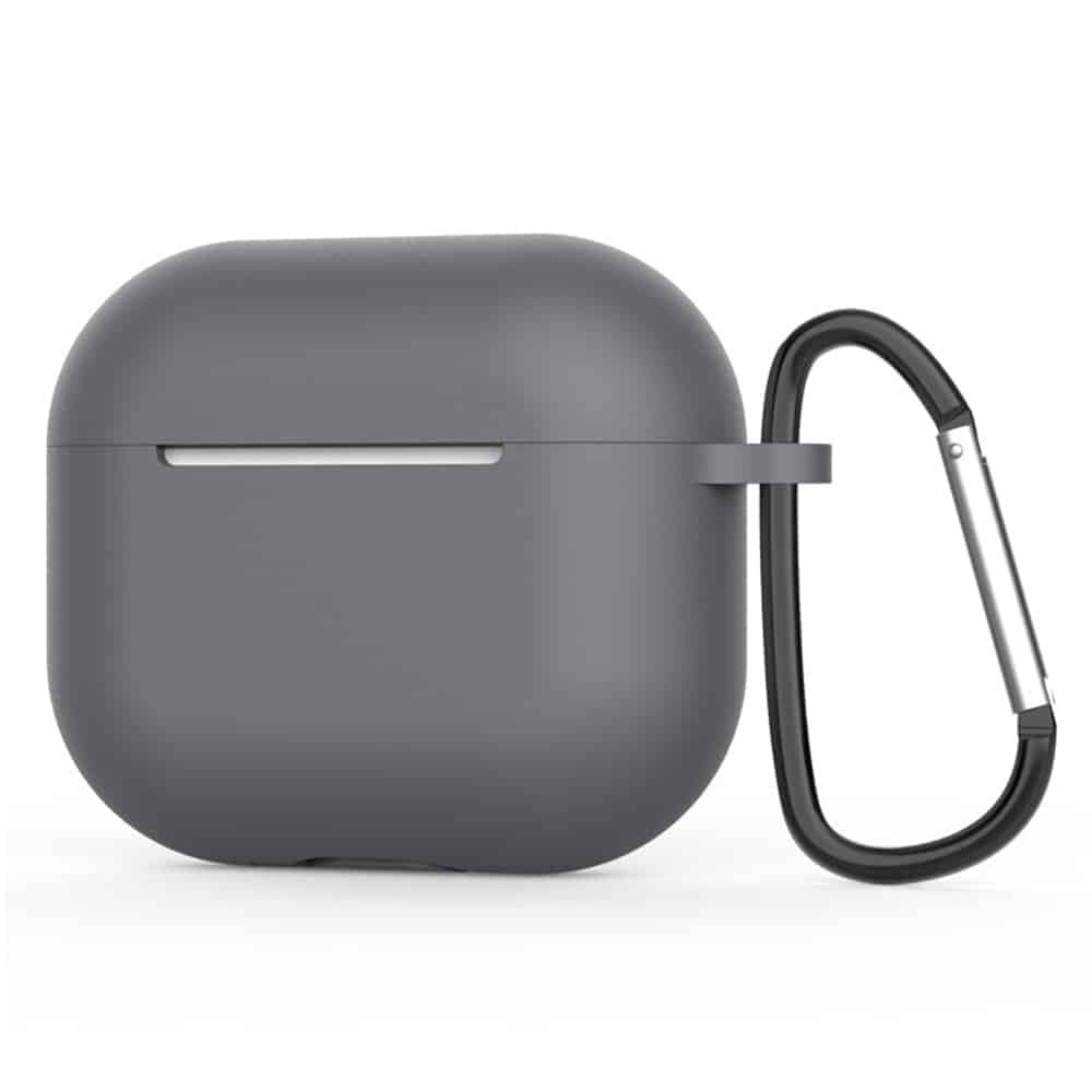 Techsuit - Θήκη Σιλικόνης - για AirPods 4, Λείο Υπερλεπτό Υλικό - Γκρι