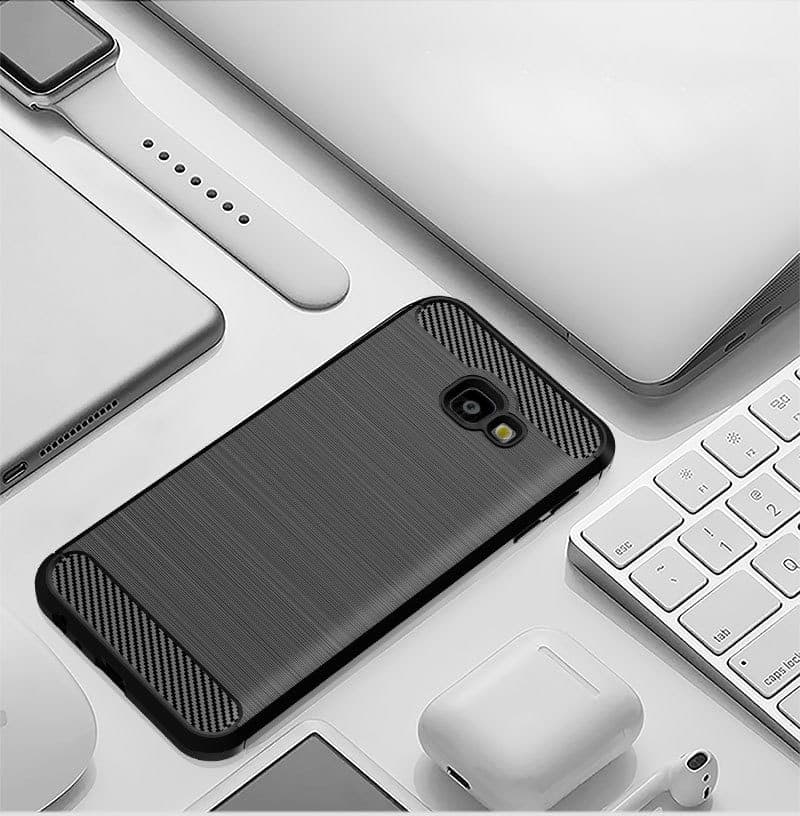 Techsuit Carbon Silicone - θήκη για Samsung Galaxy J4+ - Μαύρο 3