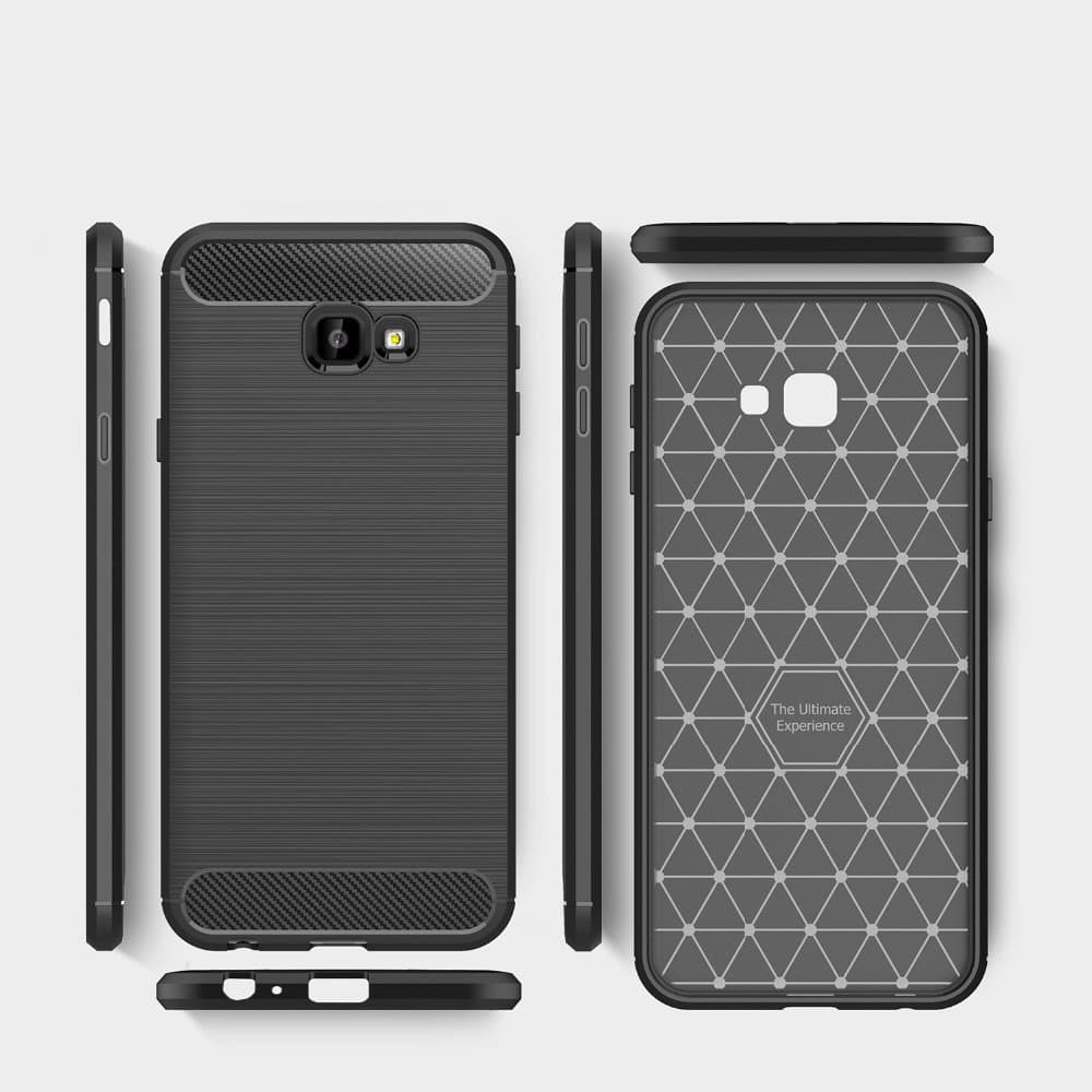 Techsuit Carbon Silicone - θήκη για Samsung Galaxy J4+ - Μαύρο 6