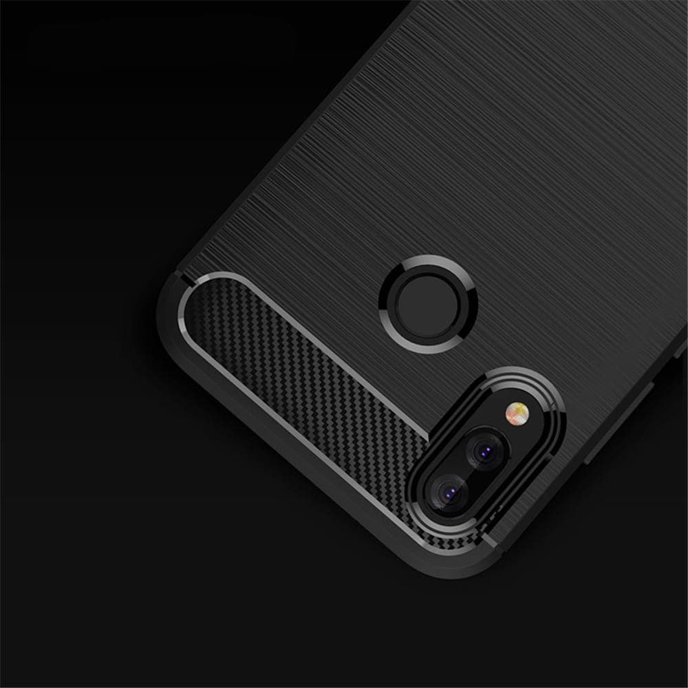 Techsuit Carbon Silicone - θήκη για Huawei P20 lite - Μαύρο 4