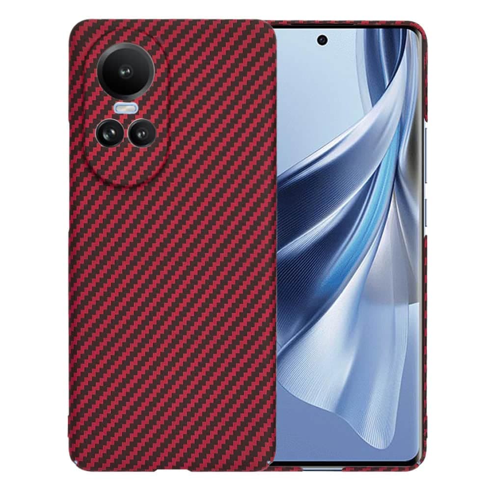Techsuit Carbonite FiberShell - θήκη για Oppo Reno10 / Pro - Κόκκινο