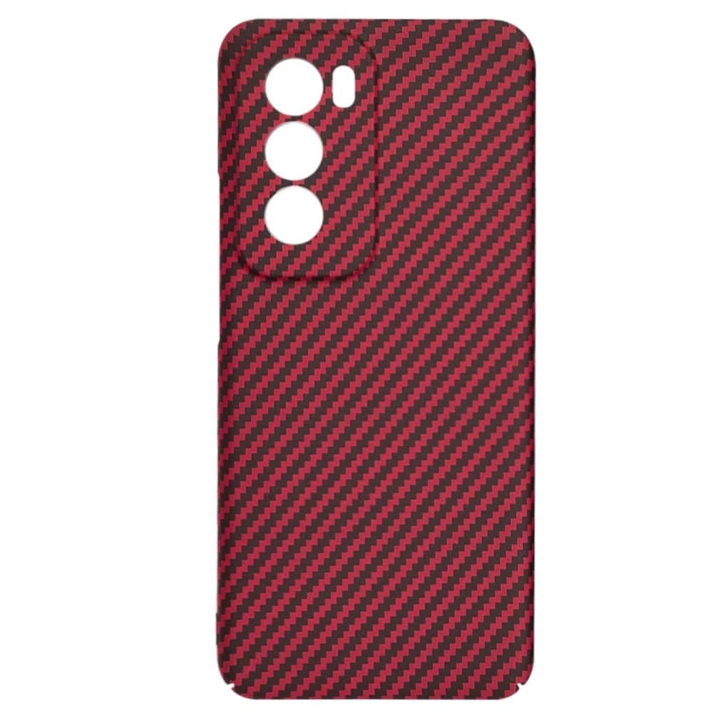 Techsuit Carbonite FiberShell - θήκη για Oppo Reno12 - Κόκκινο 4