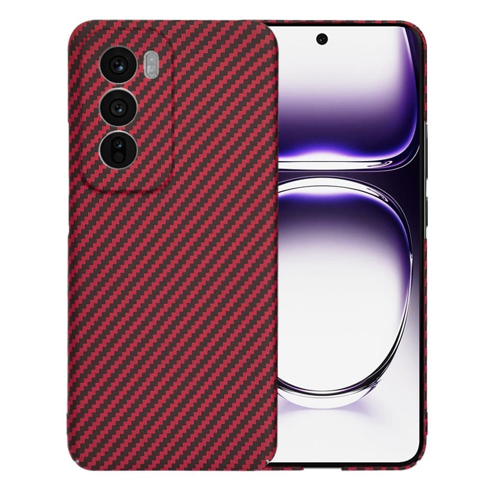 Techsuit Carbonite FiberShell - θήκη για Oppo Reno12 - Κόκκινο