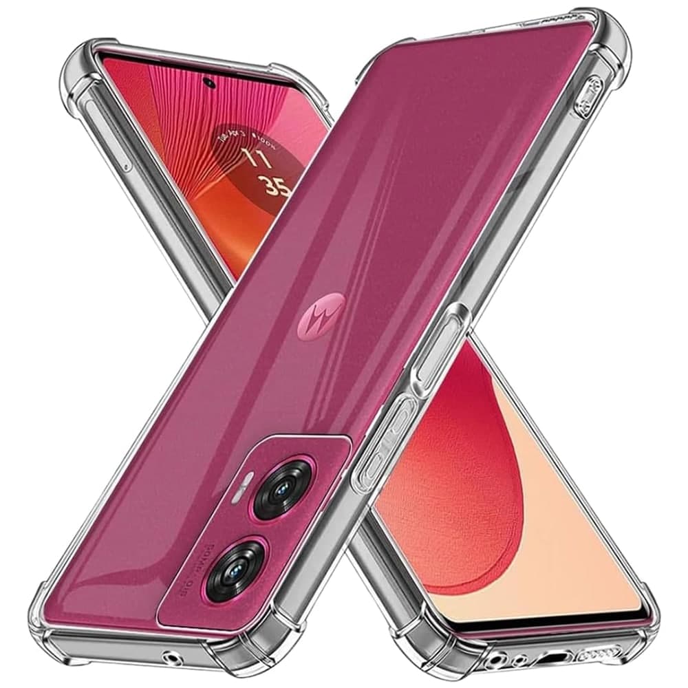Techsuit Shockproof Clear Silicone - θήκη για Motorola Edge 50 Fusion - Διάφανο