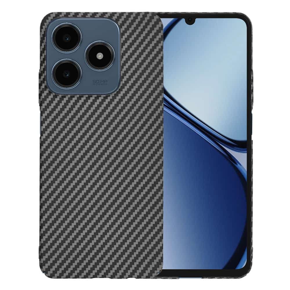Techsuit Carbonite FiberShell - θήκη για Realme C61 / C63 - Μαύρο