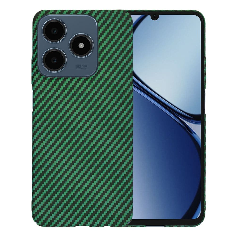 Techsuit Carbonite FiberShell - θήκη για Realme C61 / C63 - Πράσινο