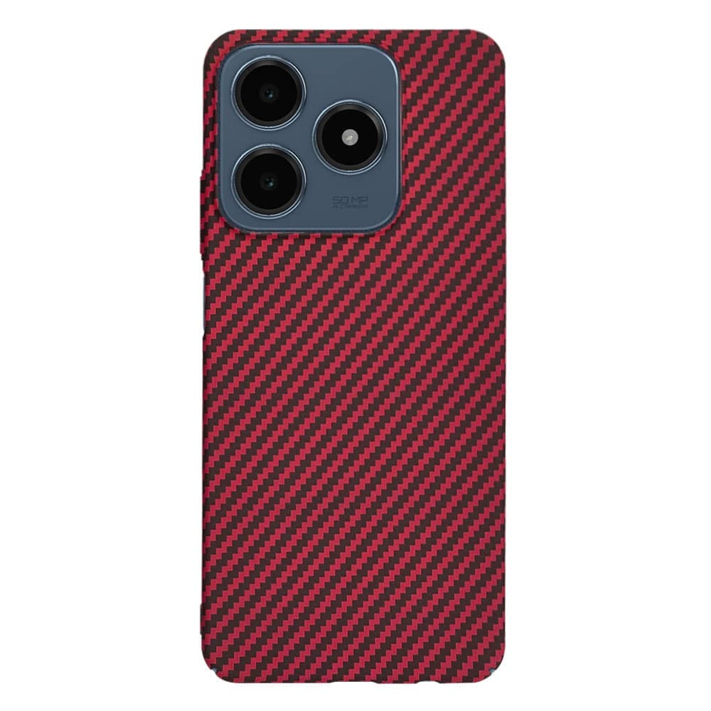 Techsuit Carbonite FiberShell - θήκη για Realme C61 / C63 - Κόκκινο 3
