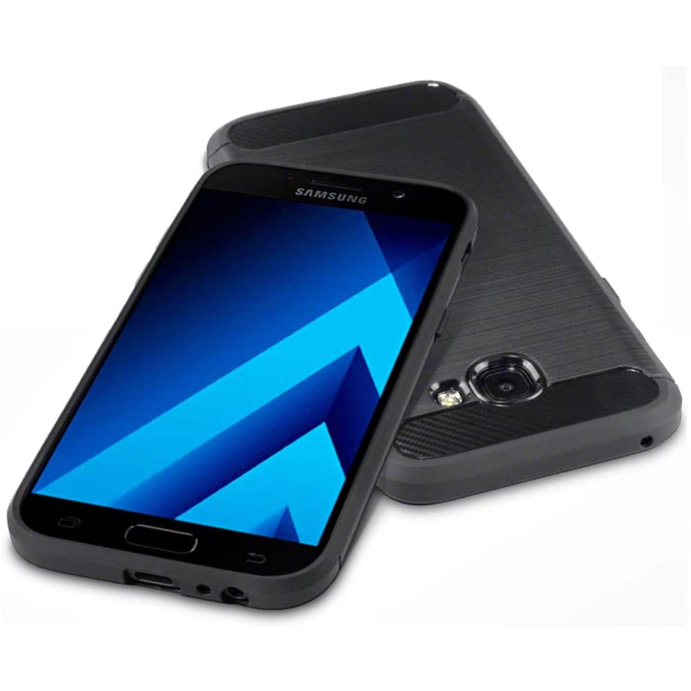 Techsuit Carbon Silicone - θήκη για Samsung Galaxy A5 (2017) - Μαύρο 3