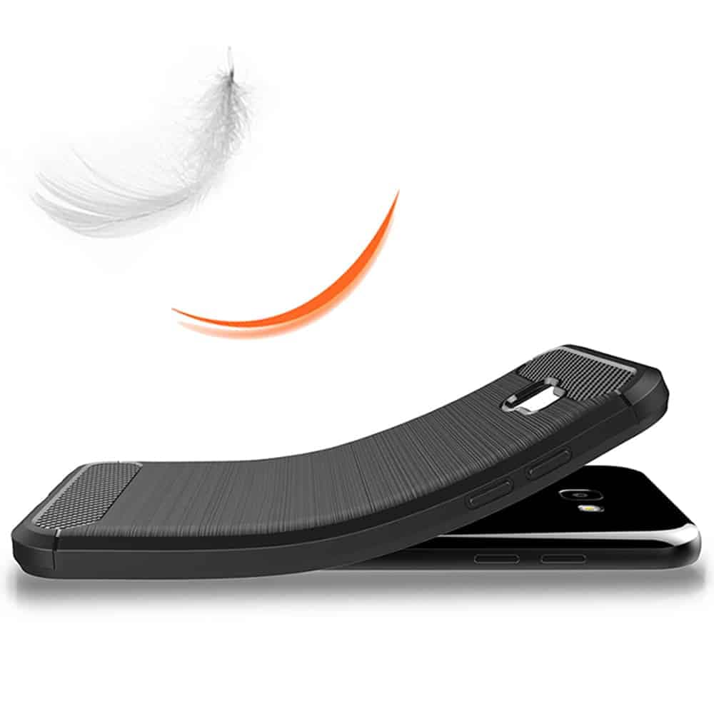 Techsuit Carbon Silicone - θήκη για Samsung Galaxy A5 (2017) - Μαύρο 5