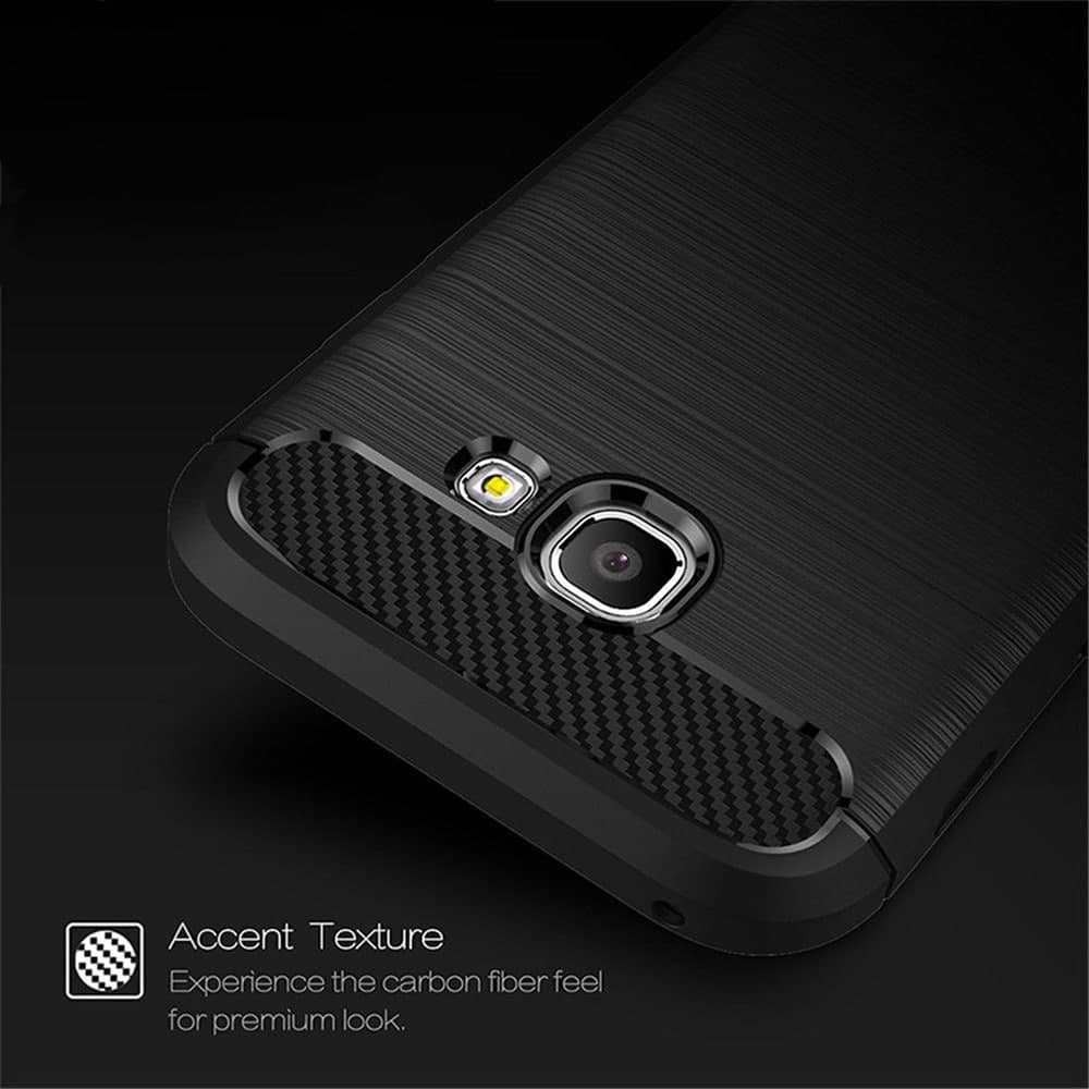 Techsuit Carbon Silicone - θήκη για Samsung Galaxy A5 (2017) - Μαύρο 6