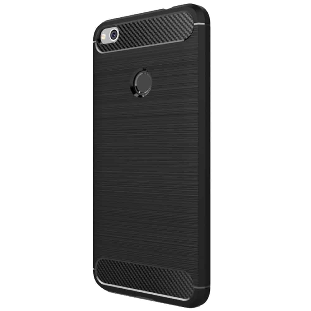 Techsuit Carbon Silicone - θήκη για Huawei P9 lite - Μαύρο 4