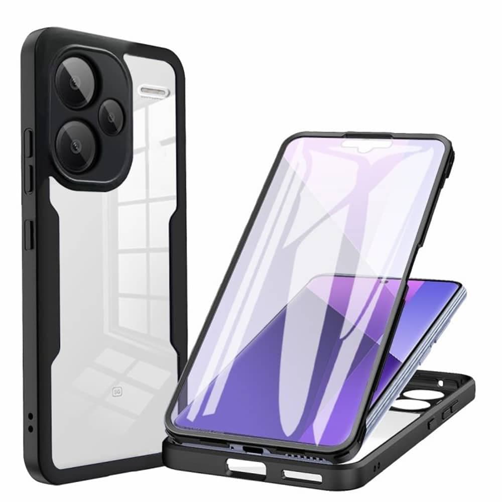 Techsuit ColorVerse 360 Series - θήκη για Xiaomi Redmi Note 13 Pro+ 5G - Μαύρο