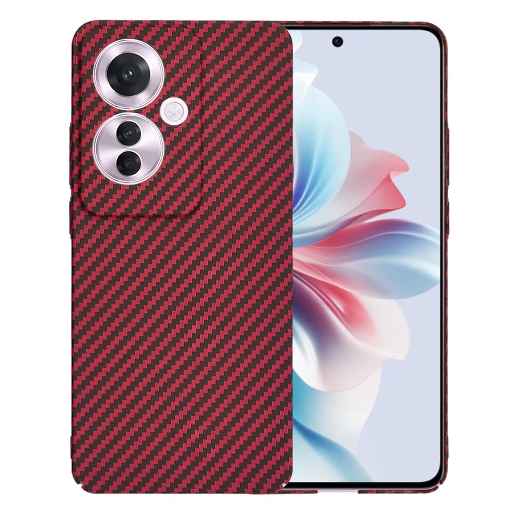 Techsuit Carbonite FiberShell - θήκη για Oppo Reno11 F - Κόκκινο