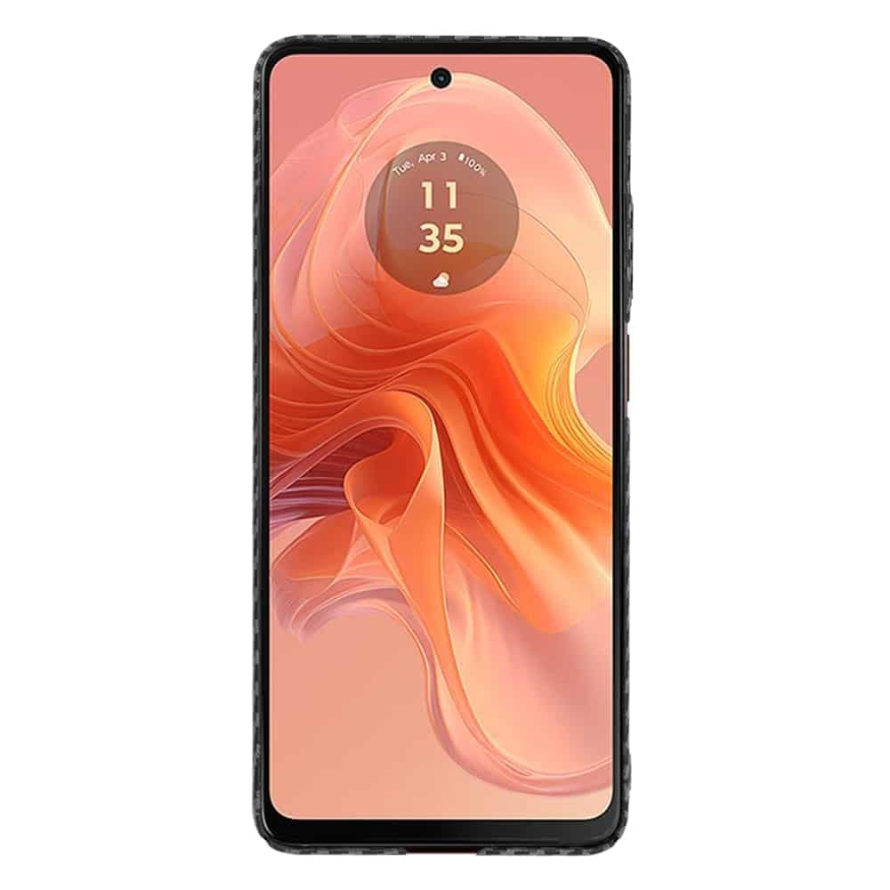 Techsuit Carbonite FiberShell - θήκη για Motorola Moto G04 / G04s G24 E14 - Μαύρο 2