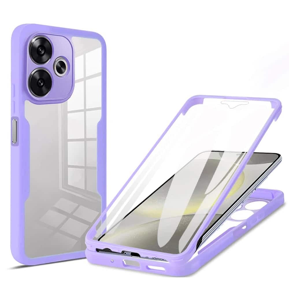 Techsuit ColorVerse 360 Series - θήκη για Xiaomi Poco F6 - Μωβ