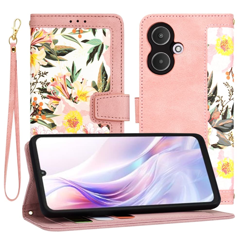Techsuit FlipCraft - θήκη για Xiaomi Redmi 13C / 5G - Ροζ