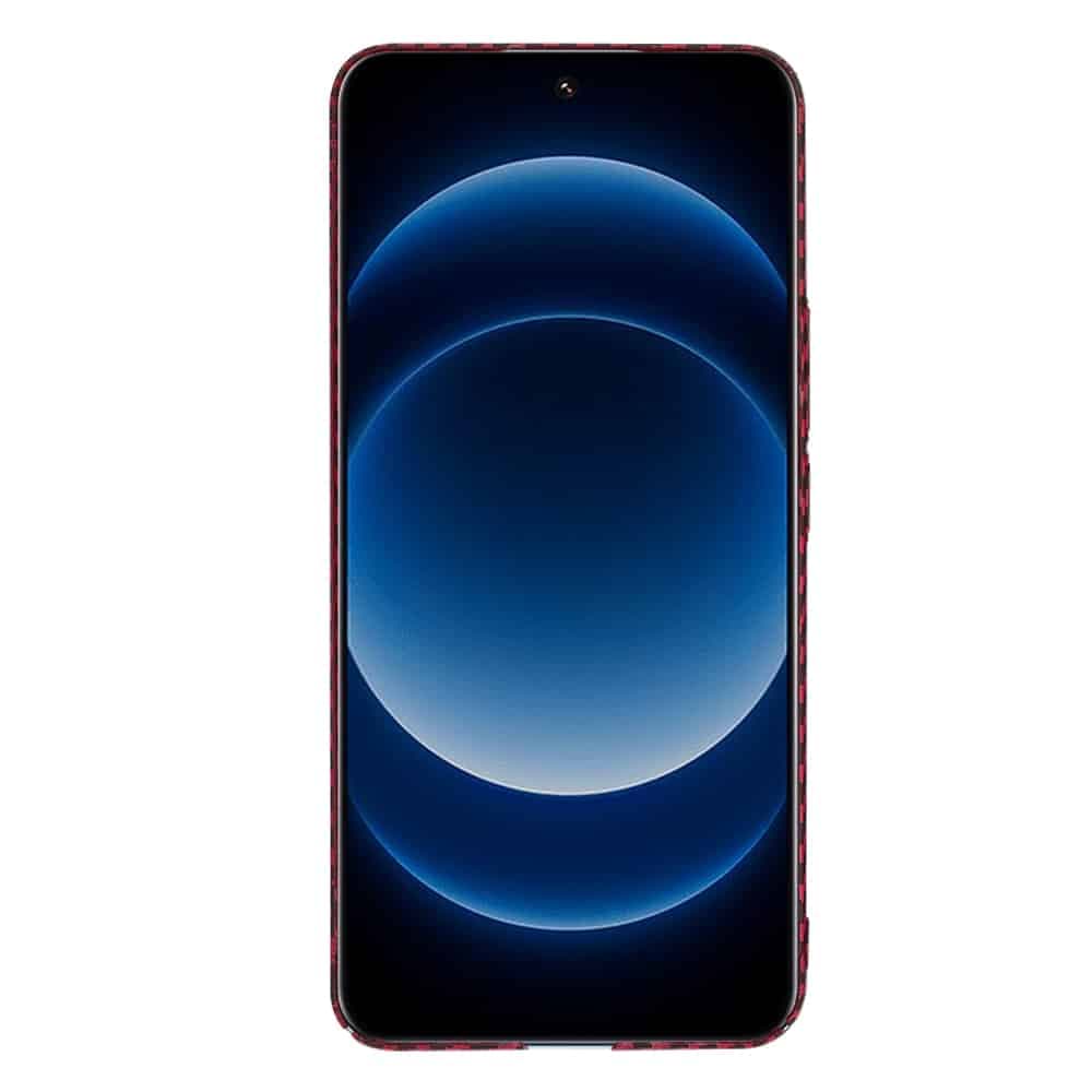 Techsuit Carbonite FiberShell - θήκη για Xiaomi 14 Ultra - Κόκκινο 2