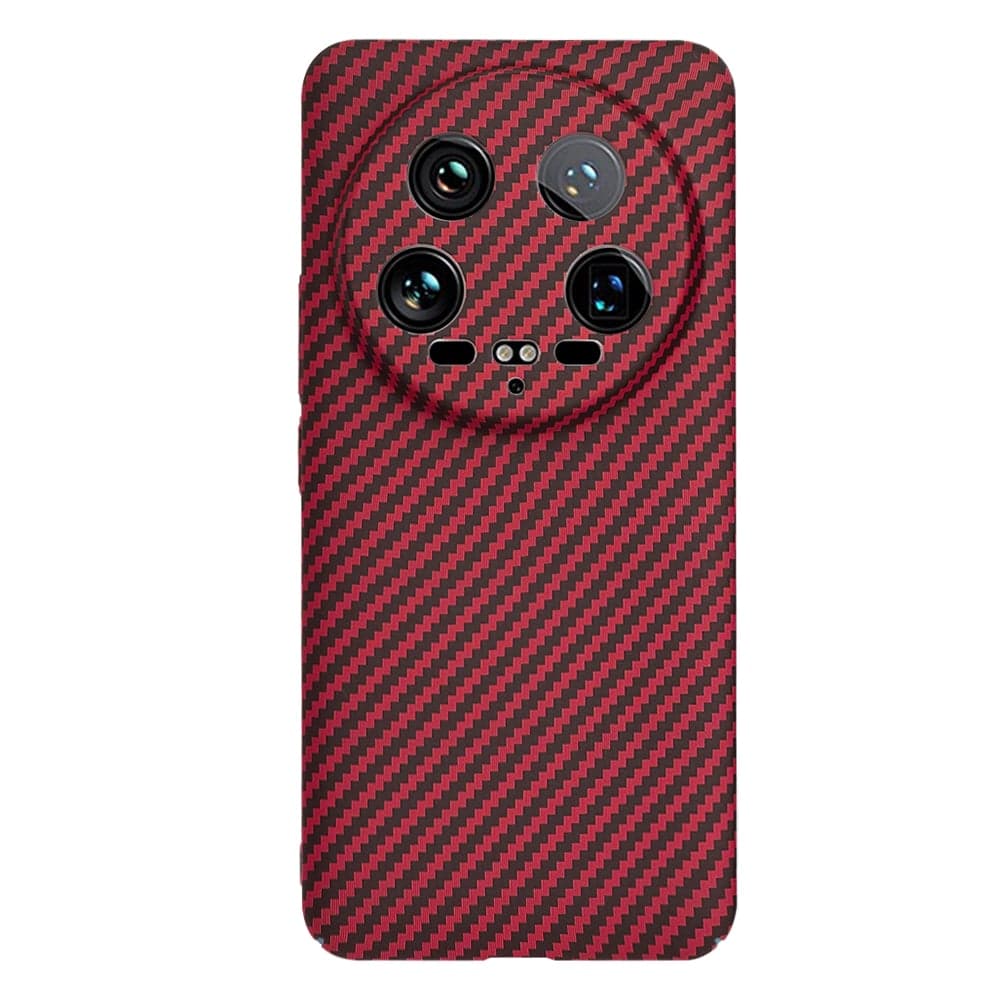 Techsuit Carbonite FiberShell - θήκη για Xiaomi 14 Ultra - Κόκκινο 3