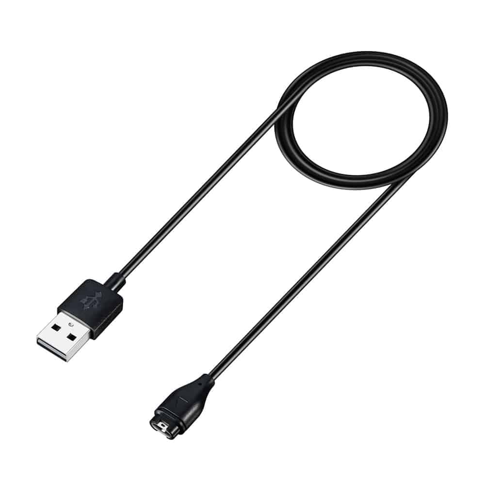 Techsuit - Καλώδιο Φόρτισης για SmartWatch (TGC1) - για Garmin Watch, USB, 5W, 1m - Μαύρο