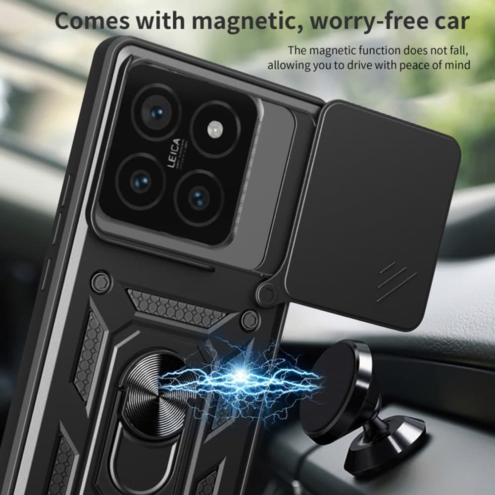 Techsuit CamShield Series - θήκη για Xiaomi 14T Pro - Μαύρο 3