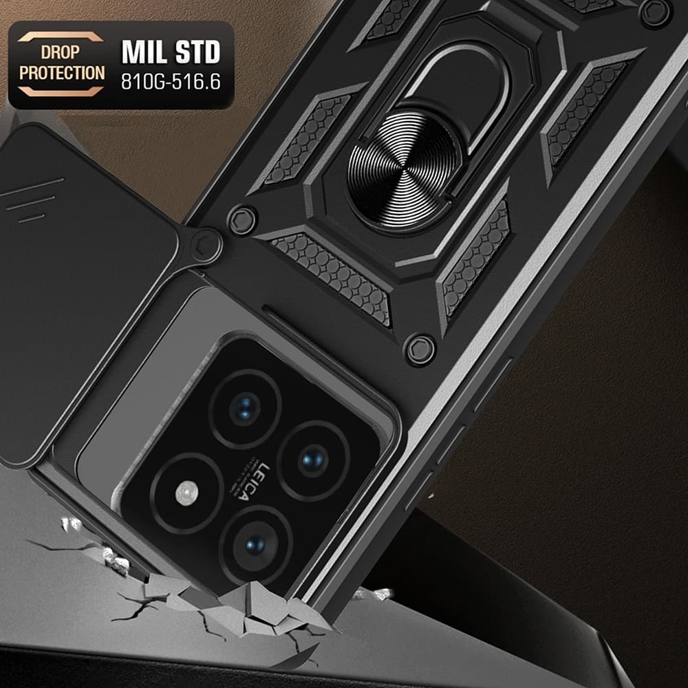 Techsuit CamShield Series - θήκη για Xiaomi 14T Pro - Μαύρο 4