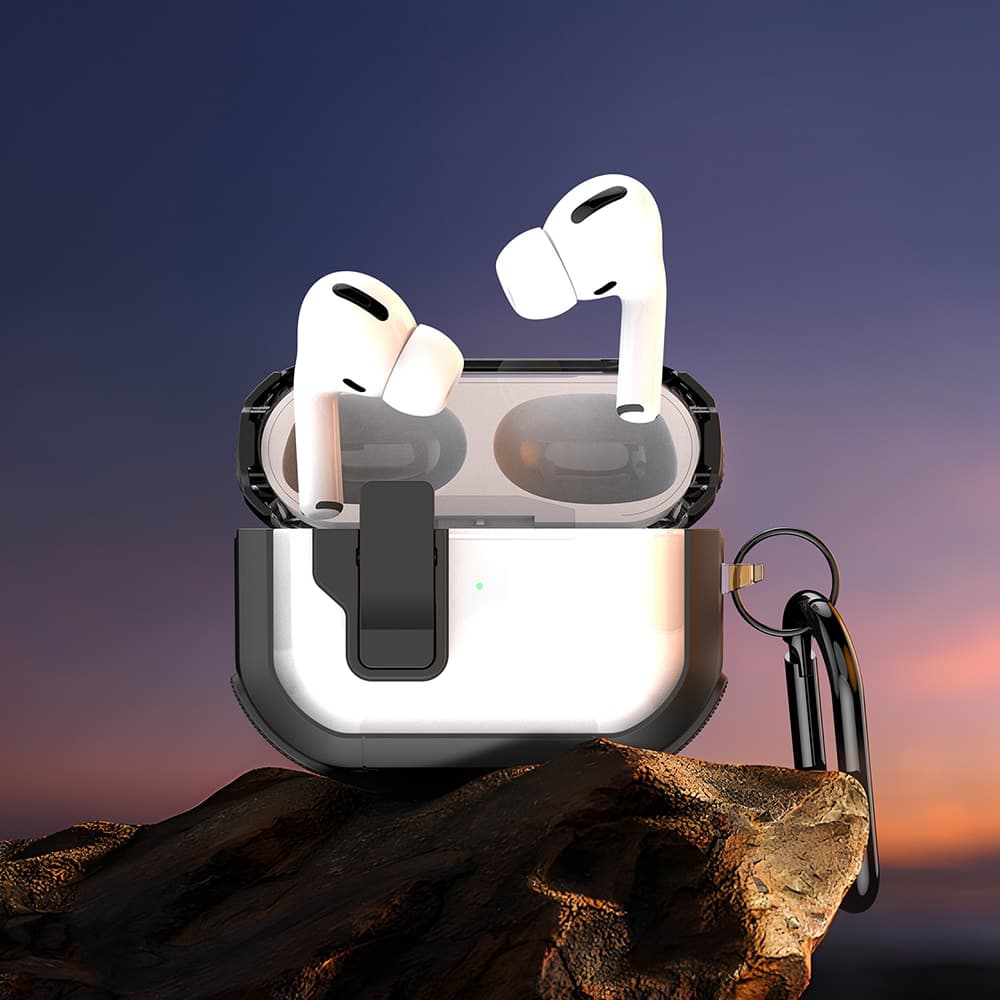 Dux Ducis θήκη για Apple AirPods 4 - PECN Series - Ροζ / Λευκό 5