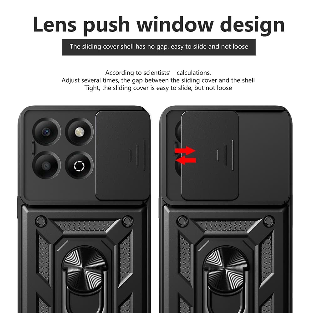 Techsuit CamShield Series - θήκη για Honor X6b - Μαύρο 3
