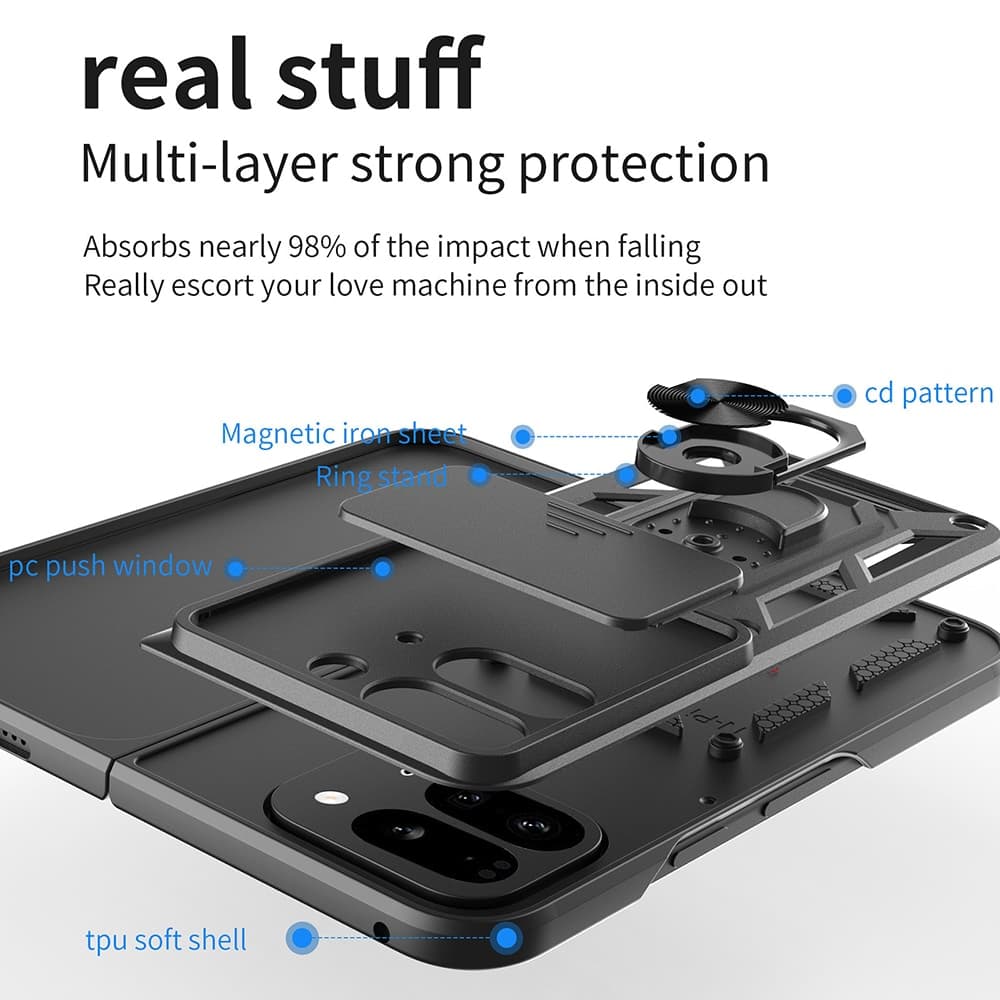 Techsuit CamShield Series - θήκη για Google Pixel 9 Pro Fold - Μπλε 2