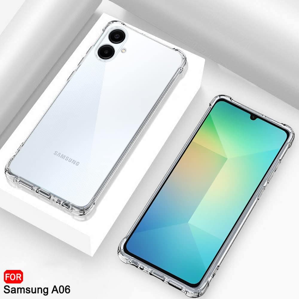 Techsuit Shockproof Clear Silicone - θήκη για Samsung Galaxy A06 - Διάφανο 4