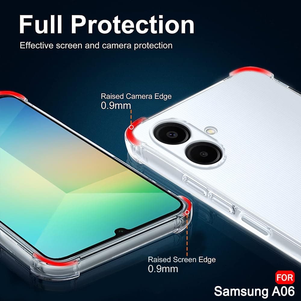 Techsuit Shockproof Clear Silicone - θήκη για Samsung Galaxy A06 - Διάφανο 5