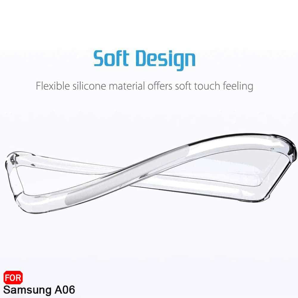Techsuit Shockproof Clear Silicone - θήκη για Samsung Galaxy A06 - Διάφανο 3