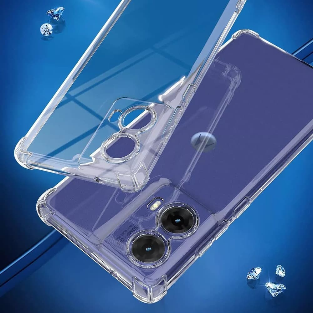 Techsuit Shockproof Clear Silicone - θήκη για Motorola Moto G85 - Διάφανο 5