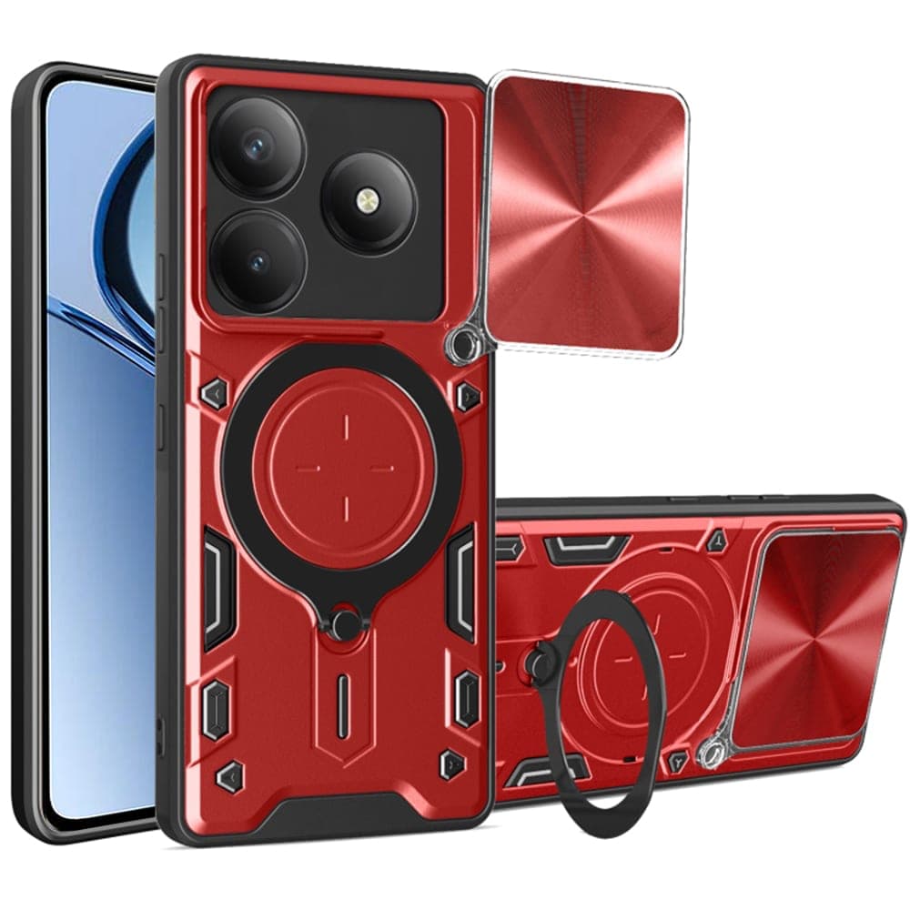 Techsuit CamGuard Pro - θήκη για Realme C61 / C63 - Κόκκινο