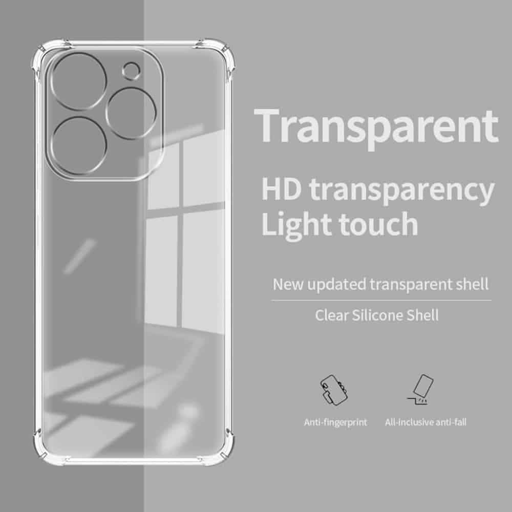 Techsuit Shockproof Clear Silicone - θήκη για Tecno Spark Go 2024 - Διάφανο 4