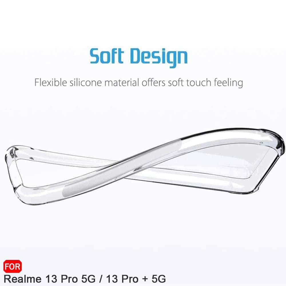 Techsuit Shockproof Clear Silicone - θήκη για Realme 13 Pro - Διάφανο 3