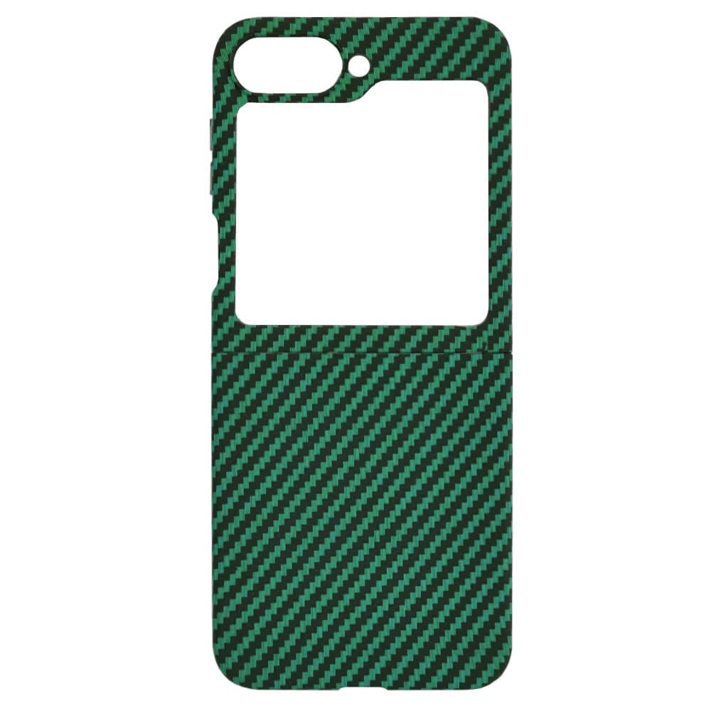 Techsuit Carbonite FiberShell - θήκη για Samsung Galaxy Z Flip6 / Flip7 FE - Πράσινο 4
